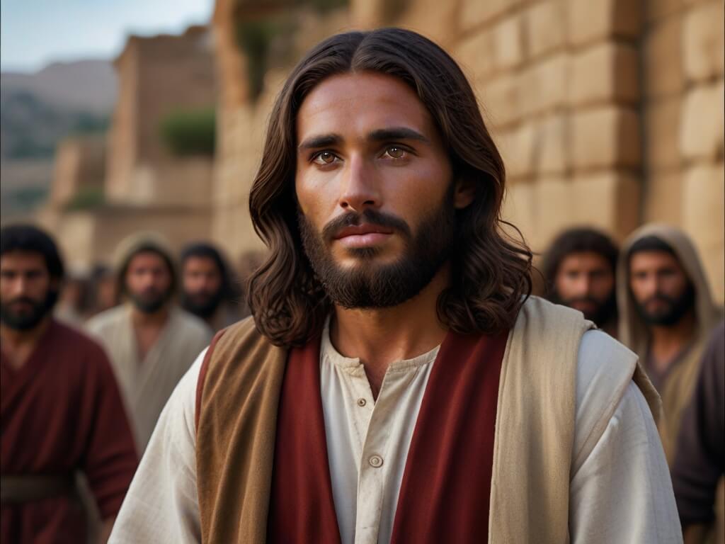 Jesús con sus apóstoles